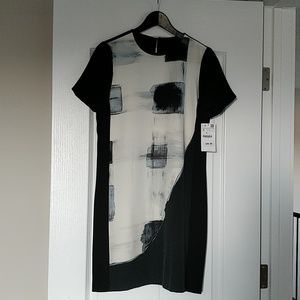BNWT Zara print shift dress, size S
